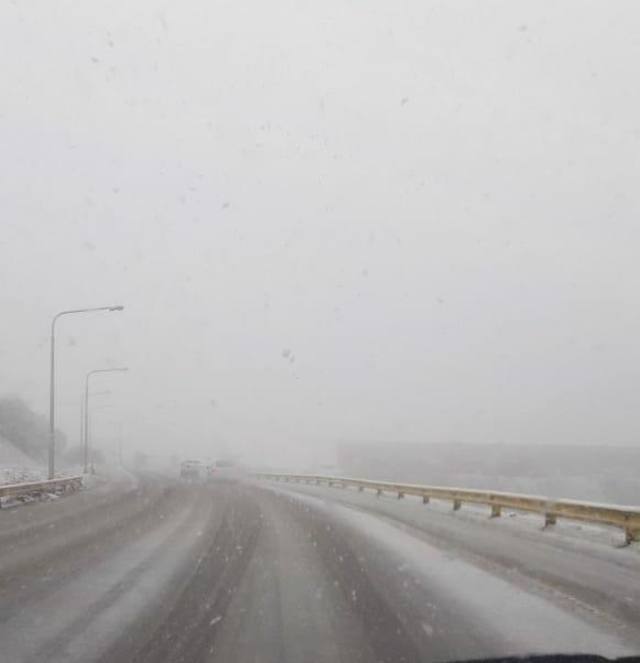La nieve sorprendió a Ushuaia en plena primavera