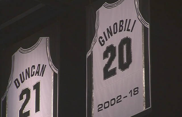 Manu Ginóbili es leyenda: los Spurs retiraron su camiseta