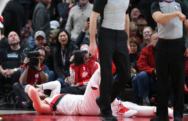 Aterradora lesión de la figura de los Blazers, Jusuf Nurkic