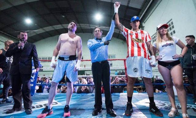 FOTO: Pablo Migliore debutó como boxeador con un nocaut