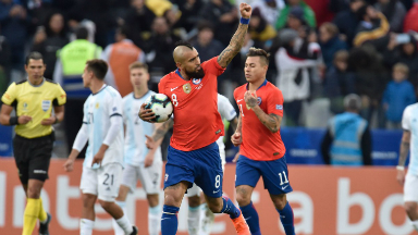 1º Gol de Chile (Arturo Vidal)