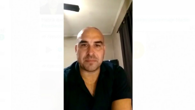 VIDEO: Video: el ex jugador Martín Perezlindo saludó Scaloni