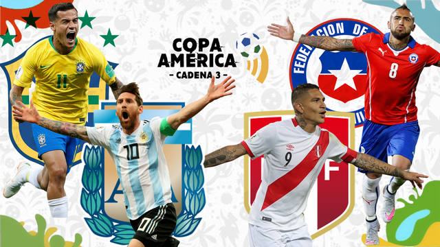 FOTO: Argentina-Brasil y Chile-Perú, dos clásicos en las semis