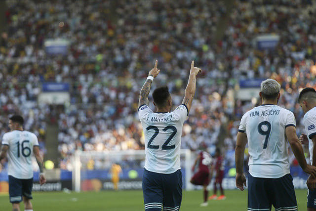 FOTO: Taco, caño y grito: la secuencia del gol de Lautaro Martínez