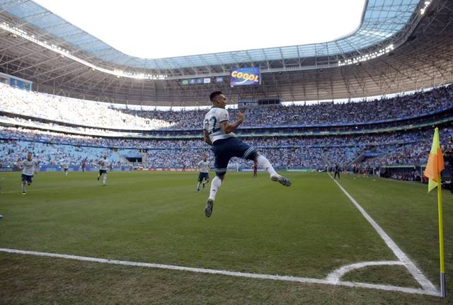 FOTO: Martínez abrió el marcador a los tres minutos.