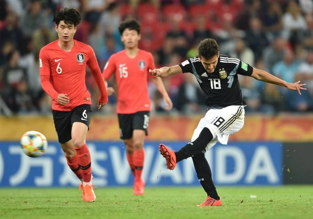 FOTO: El Sub 20 argentino cayó ante Corea, pero avanzó como líder