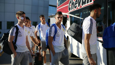 AUDIO: La Selección argentina llegó a Córdoba para jugar con México