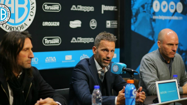 AUDIO: Belgrano presentó a su nuevo técnico, Lucas Bernardi
