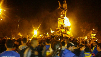 AUDIO: Festejos por el título de Boca en Mar del Plata