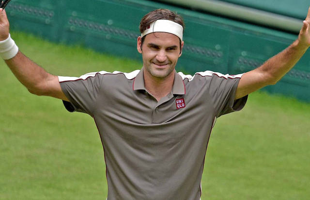 FOTO: Federer gritó campeón frente a Goffin y obtuvo su título 102