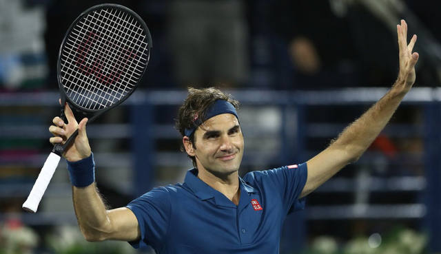 FOTO: Federer ganó en Dubai y obtuvo el título 100 de su carrera