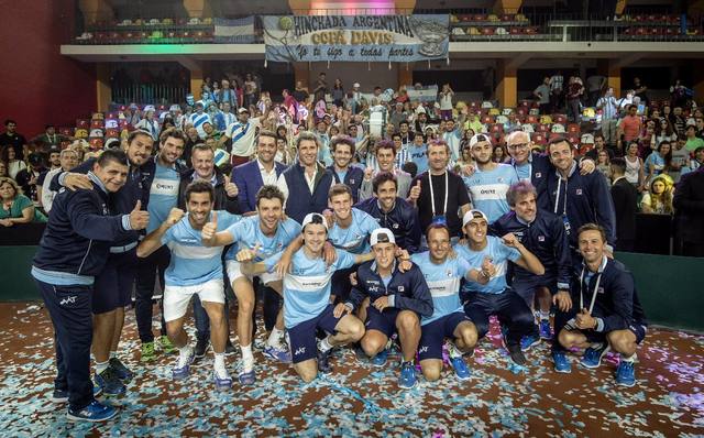 FOTO: Argentina jugará la fase final de la Copa Davis 2019