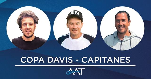 FOTO: Coria, Gaudio y Cañas comandarán el equipo de Copa Davis