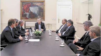 AUDIO: Presidente Macri recibiendo a gobernadores, a fines de2011