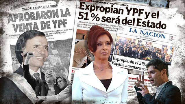 FOTO: La calesita de pérdidas y sospechas de los Kirchner con YPF