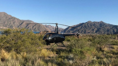 AUDIO: Hallan el helicóptero perdido y sus ocupantes están ilesos