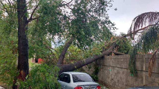FOTO: Una fuerte tormenta azotó a Santa Rosa de Río Primero