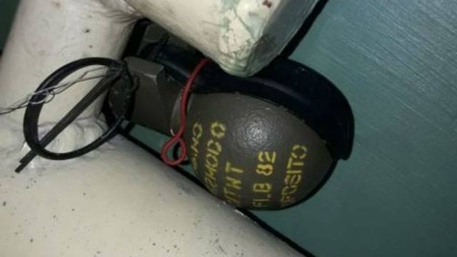 FOTO: Encontraron una granada en un hospital de La Matanza