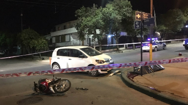 AUDIO: Murió un motociclista tras un choque en la Ciudad de Córdoba
