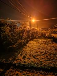 La primera nevada llegó a La Cumbrecita