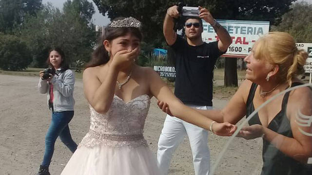 El gesto de una ciudad para cumplirle el sueño a una chica