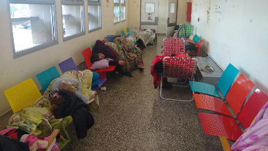 AUDIO: Cómo es vivir en un pasillo de hospital