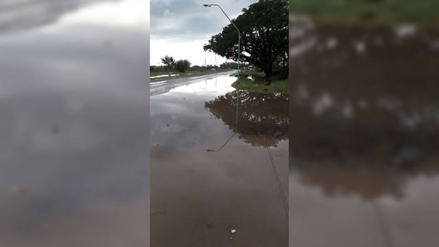 Un cola de tornado golpeó con fuerza a Sauce Viejo
