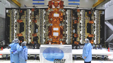 AUDIO: Cuenta regresiva para el lanzamiento del satélite argentino