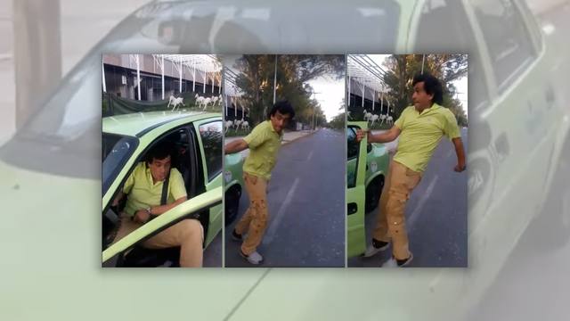 Ciabattoni desafió a bailar al remisero 