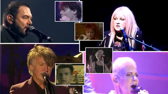 Video: imperdible antes y después de cantantes de los '80