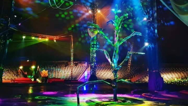 Los niños cordobeses disfrutan del show circense