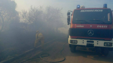AUDIO: El incendio cerca de Carlos Paz consumió 12 hectáreas