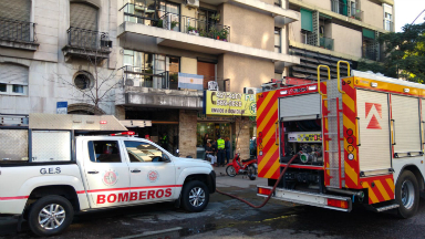 AUDIO: Susto en Córdoba por un incendio en un edificio