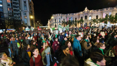 AUDIO: Arrancó en Córdoba la marcha contra la violencia de género