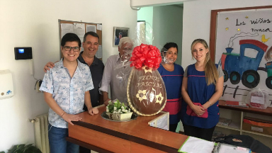 AUDIO: El Hogar de Niños Bainotti recibió el huevo de Capilla Vieja