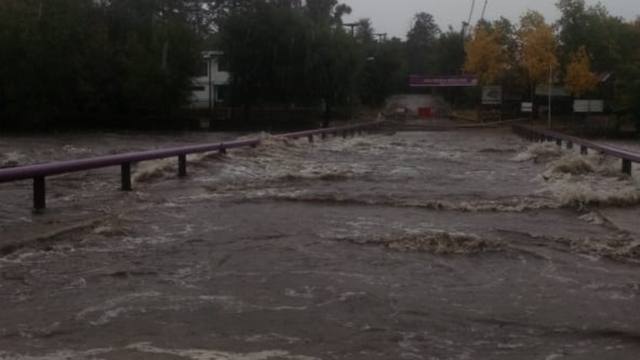 Impactante crecida del río San Antonio: un pico de 10 metros