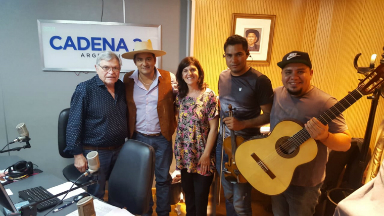 AUDIO: Dalmiro Cuéllar trajo el ritmo folclórico del sur boliviano