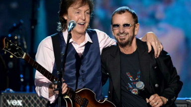 AUDIO: Paul McCartney rockeó junto con Ringo Starr y Ronnie Wood