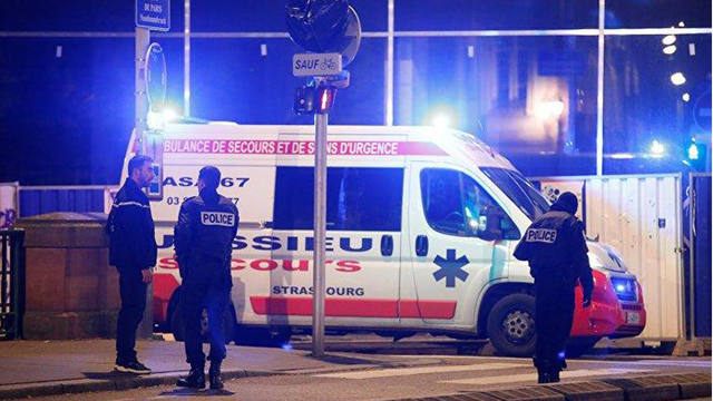 FOTO: Dos muertos y 11 heridos en un tiroteo en Estrasburgo