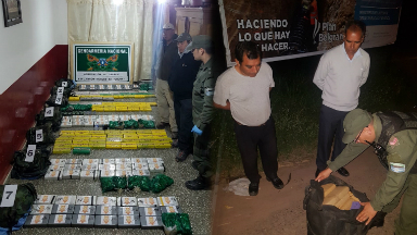 AUDIO: Gendarmería nacional secuestró 200 kilos de droga en Jujuy