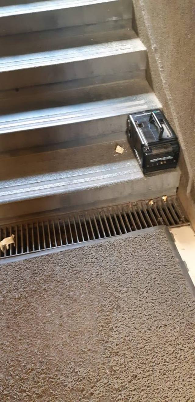 El artefacto sospechoso en el Obelisco era un TV portátil