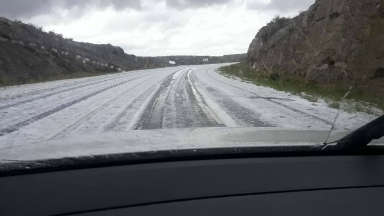 Habilitaron el Camino de las Altas Cumbres tras el granizo