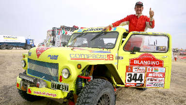 Blangino y su rastrojero no estarán en el Rally Dakar 20