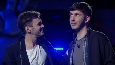 El cordobés Lucas Belbruno debutó en La Voz Argentina