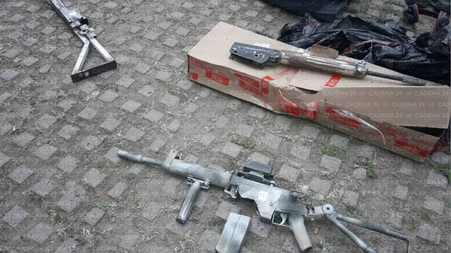 Exhibieron el arsenal que usaba el grupo paramilitar