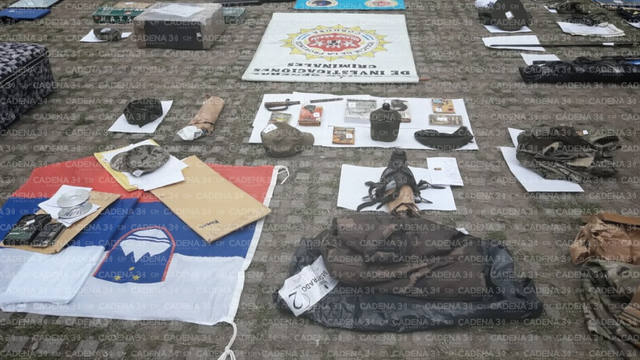 Exhibieron el arsenal que usaba el grupo paramilitar