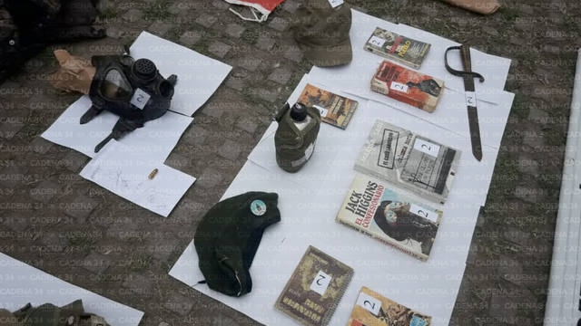 Exhibieron el arsenal que usaba el grupo paramilitar