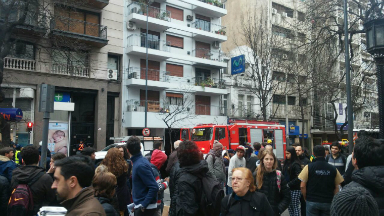 Incendio en Centro de Córdoba genera problemas de tránsito