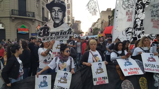 FOTO: Córdoba se sumó a la marcha contra el gatillo fácil