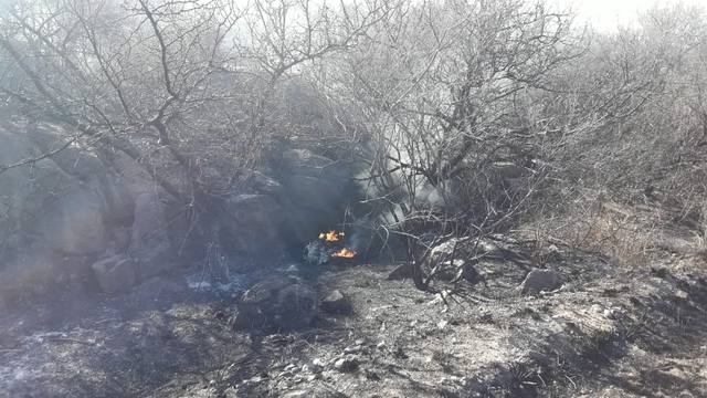 FOTO: Contuvieron el incendio en Capilla del Monte